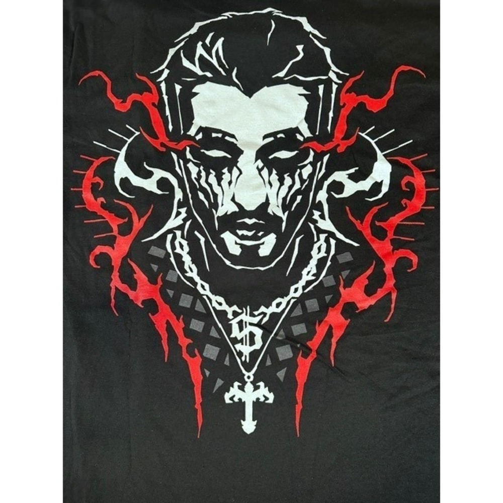 Bbno$ Official Merch Black Graphic T-Shirt It's Baby No Money Mens Large